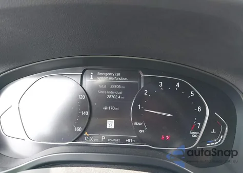 2022 BMW X3 xDrive30I из США, поврежденный, VIN 5UX53DP07N9M15554